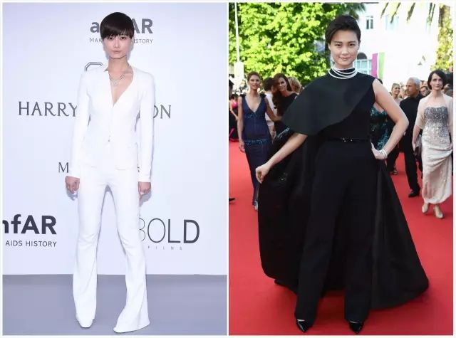李宇春压轴收红毯_李宇春的时尚造型在红毯上引起媒体热议_李宇春走红毯压轴
